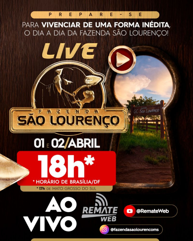 LIVE - Fazenda São Lourenço.