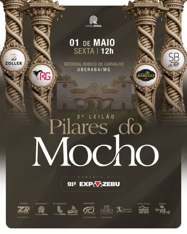 3° Leilão Pilares do Mocho - Expozebu 2026
