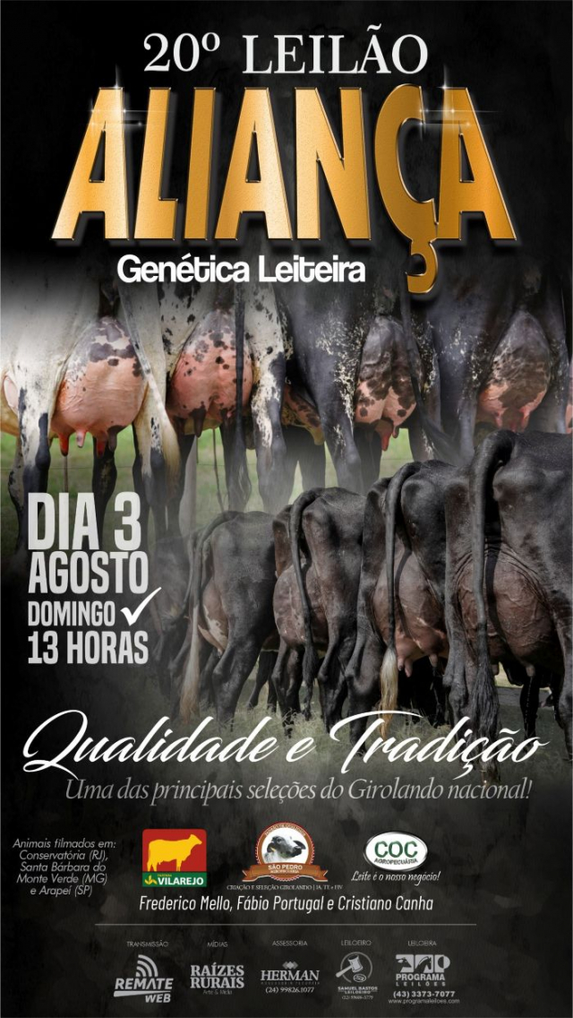 20º Leilão Aliança Genética Leiteira