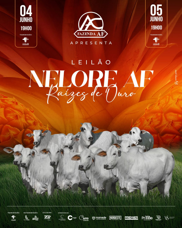 Leilão Virtual Nelore AF - Raízes de Ouro - 2º Etapa