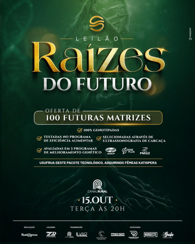 Leilão Virtual Raizes do Futuro - Matrizes