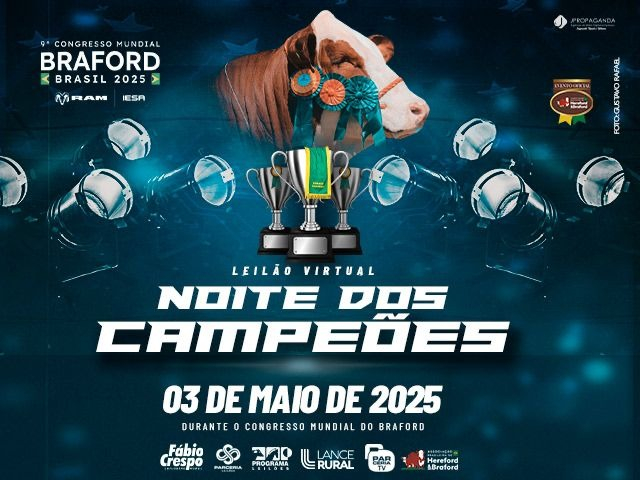 Leilão Virtual Noite dos Campeões - Braford