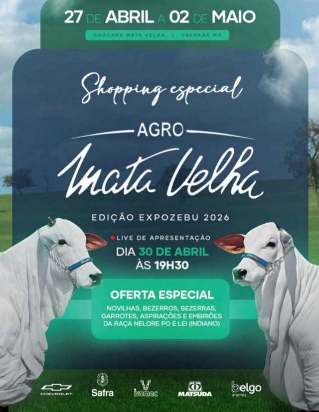 SHOPPING Especial - Agro Mata Velha Expozebu 2026