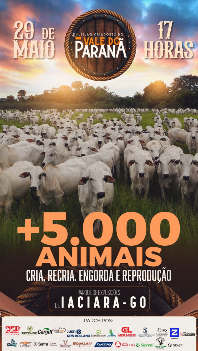 10º Leilão Criadores do Vale do Paranã