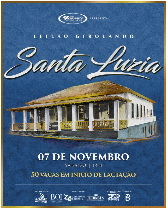 Leilão Girolando Santa Luzia - Vacas em Lactação