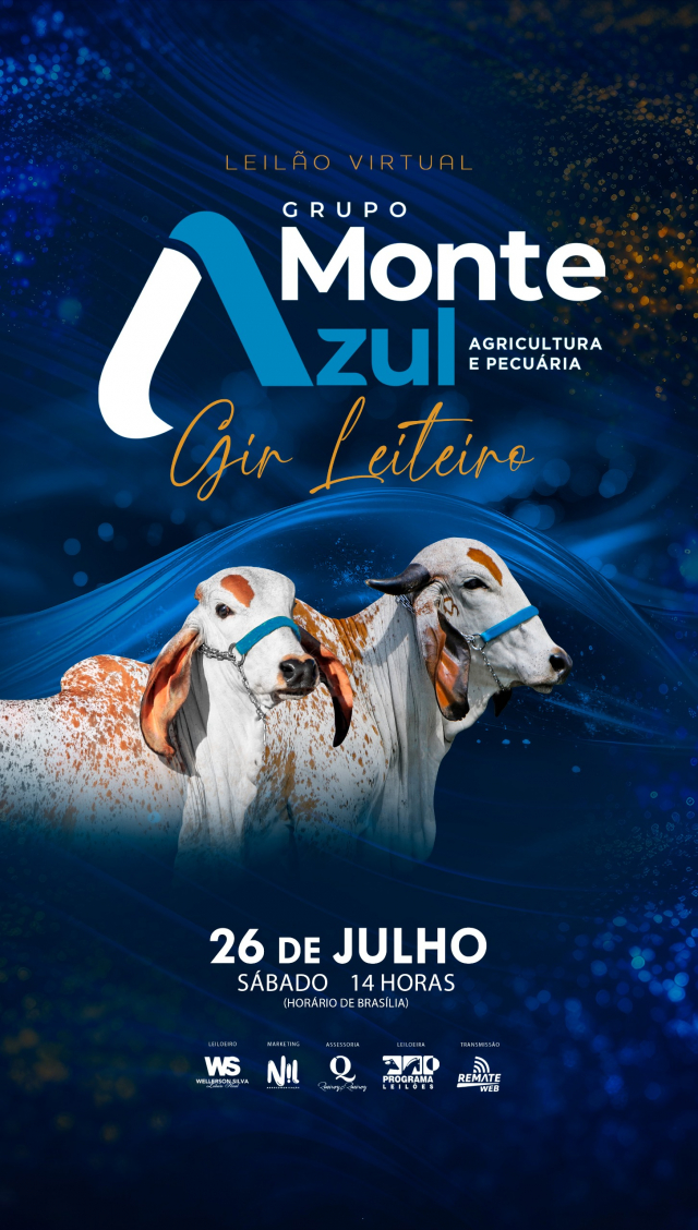 Leilão Virtual Grupo Monte Azul - Gir Leiteiro