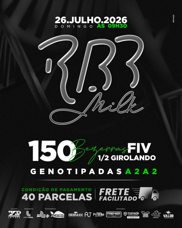 Leilão RBB Milk - Girolando