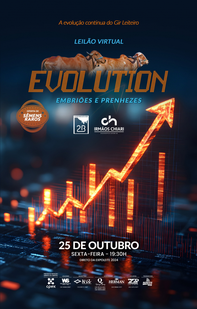 Leilão Virtual Evolution - Embriões e Prenhezes