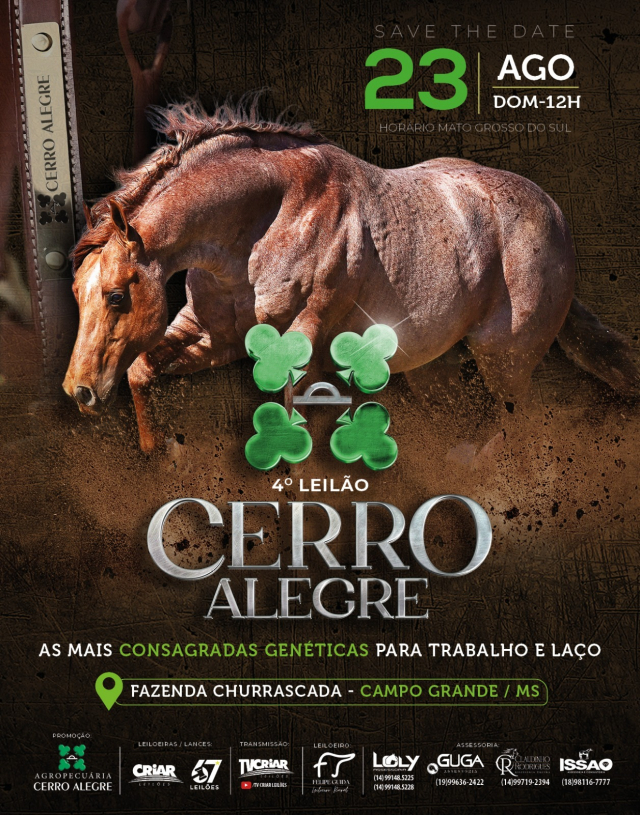 4° Leilão Agropecuária Cerro Alegre e Convidados