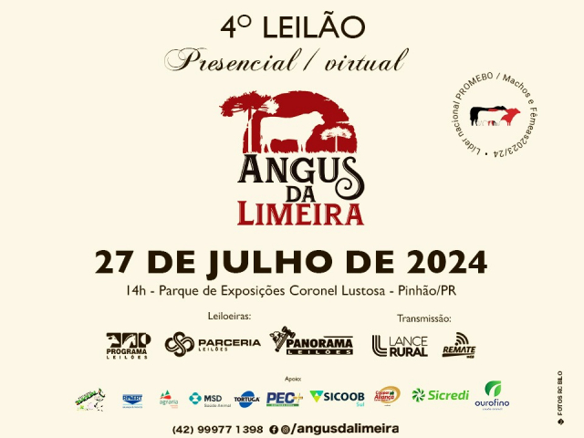 4º Leilão Angus da Limeira