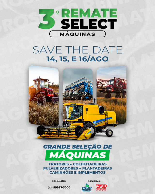 3º Select Máquinas Remate Agroshop - 2ª Etapa Suprema
