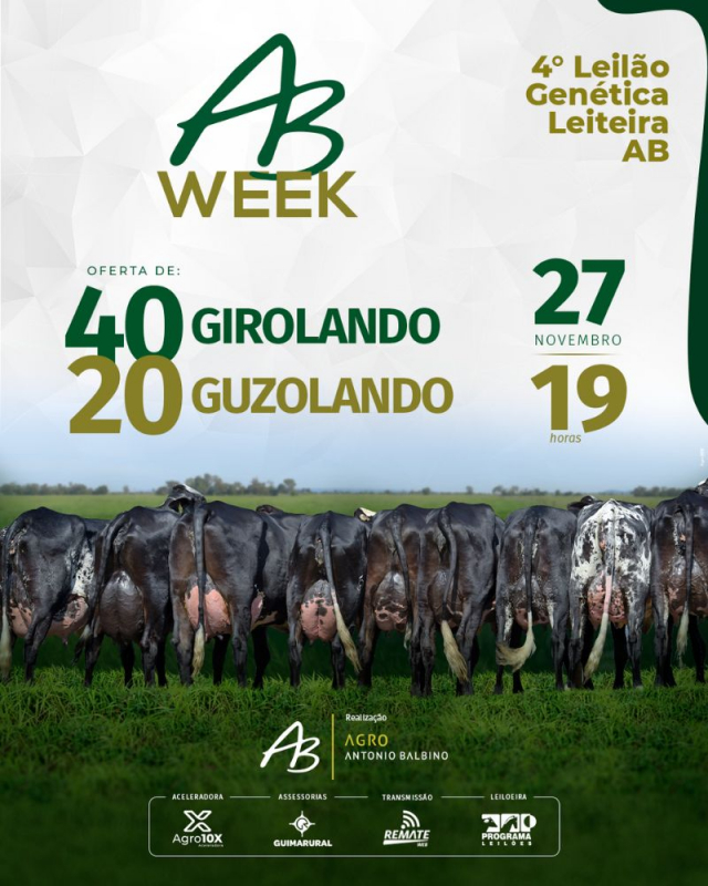 AB Week - 4º Leilão Virtual Genética Leiteira AB