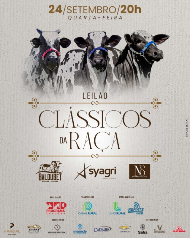 Leilão Virtual Clássicos da Raça