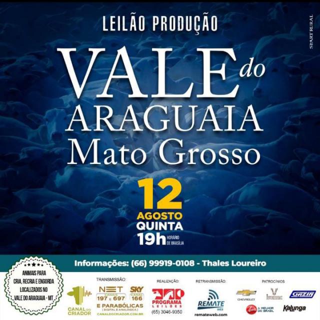 Produção Vale do Araguaia - Mato Grosso
