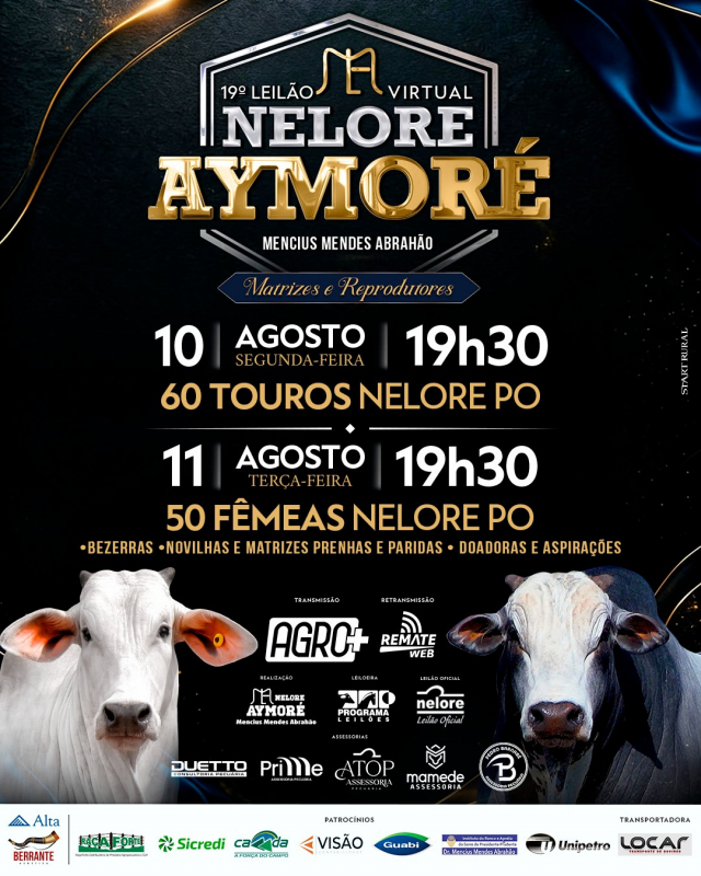19º Leilão Virtual Nelore Aymoré - Fêmeas