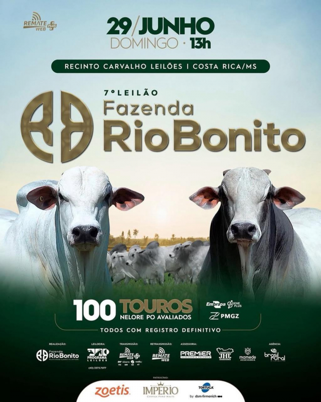 7º Leilão Fazenda Rio Bonito