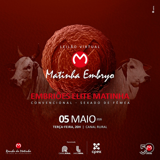 Leilão Virtual Matinha Embryo - CPEX