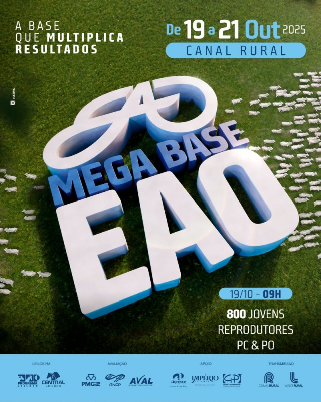 Leilão Mega Base EAO - Jovens Reprodutores PC e PO