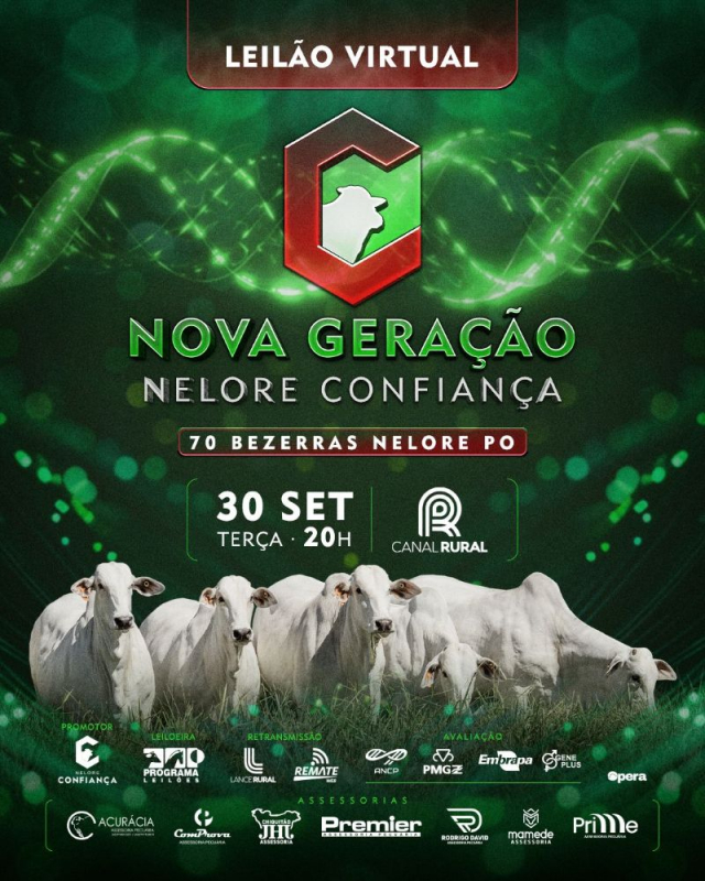 Leilão Virtual Nova Geração - Nelore Confiança