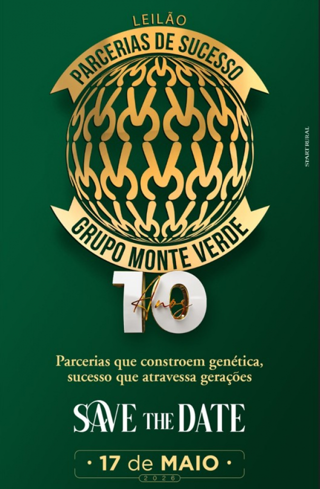 Leilão Virtual Parcerias de Sucesso - Grupo Monte Verde 10 Anos