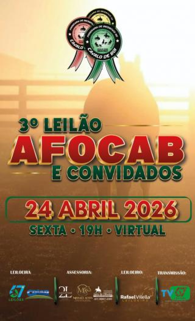 3° Leilão Virtual AFOCAB