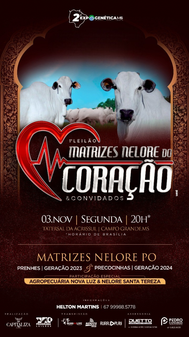 1º Leilão Matrizes Nelore do Coração & Convidados
