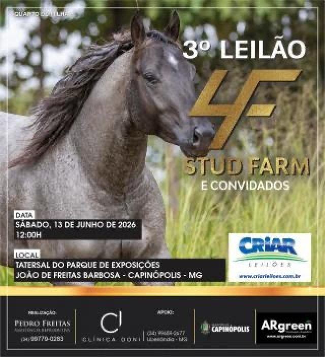 3° Leilão 4F Stud Farm e Convidados