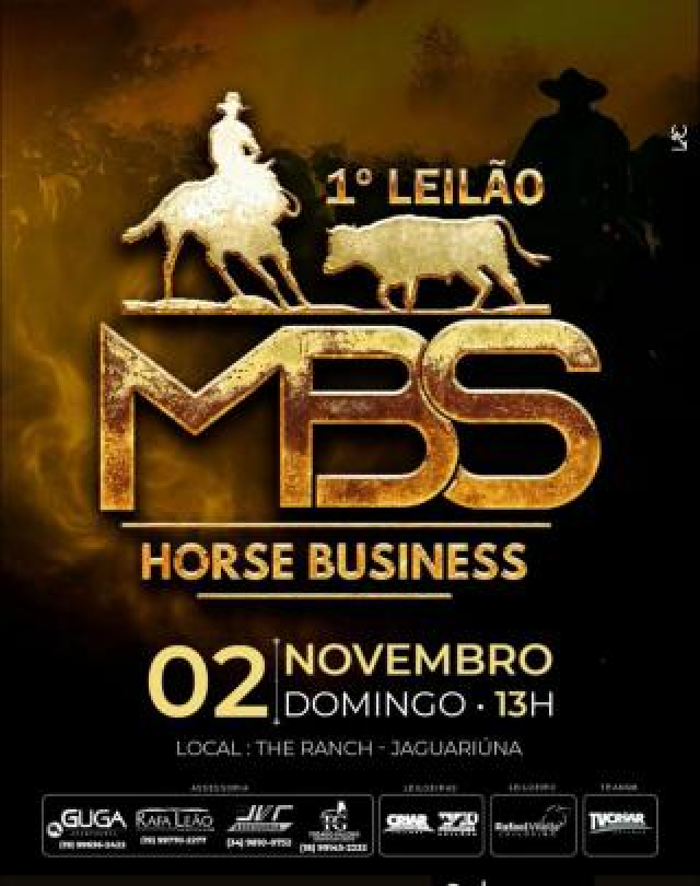 1º Leilão MBS Horses Business