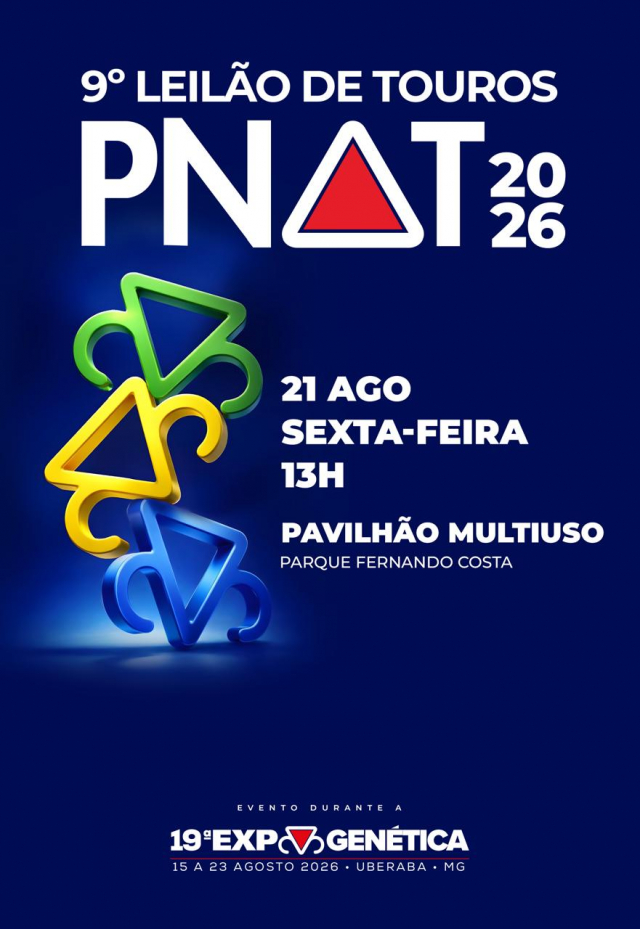 9º Leilão Touros PNAT 2026