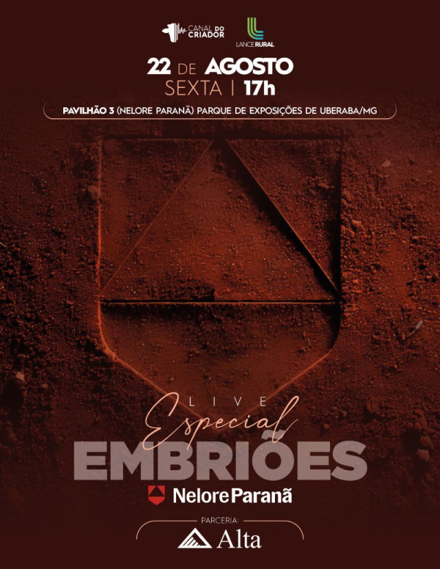 LIVE Special Embriões - Nelore Paranã