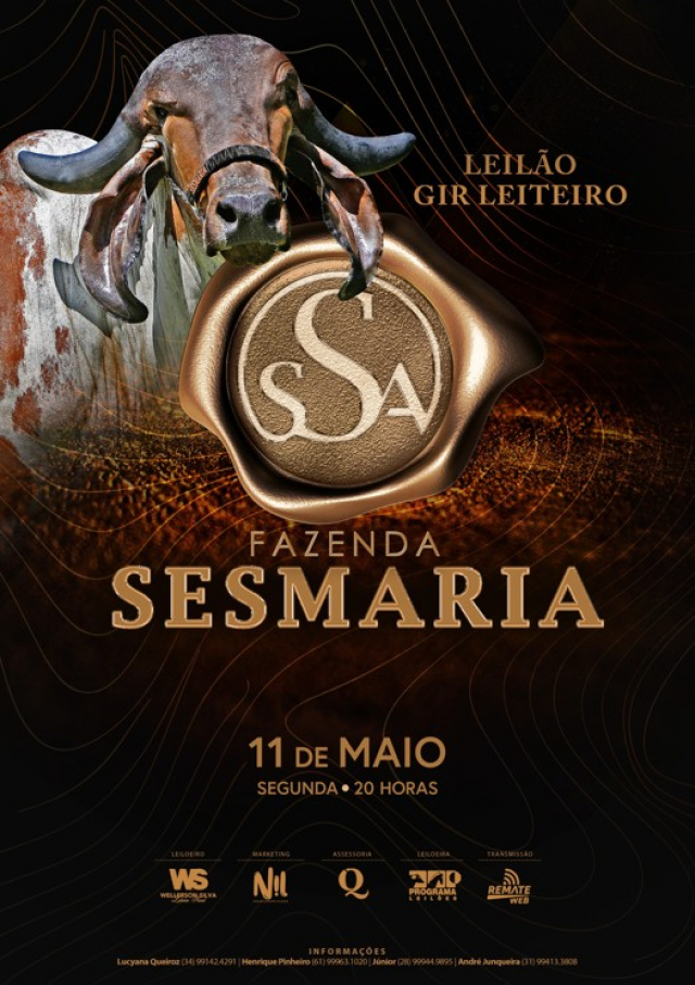 Leilão Virtual Gir Leiteiro Fazenda Sesmaria