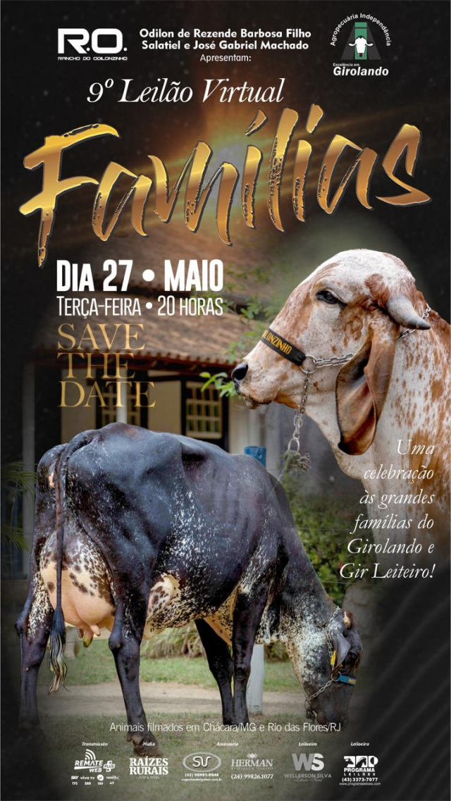 9º Leilão Virtual Girolando Famílias