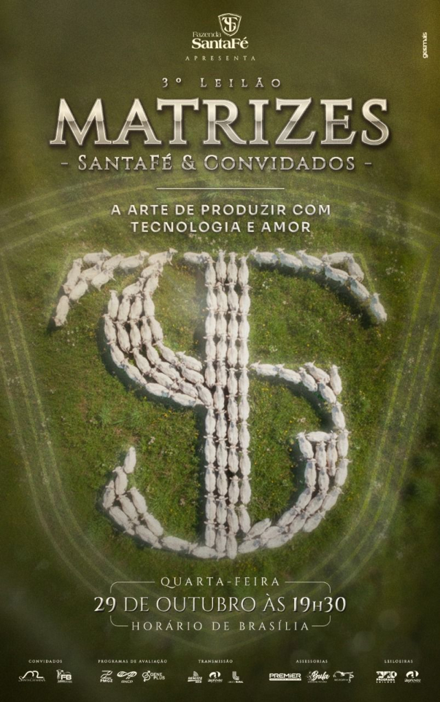 3º Leilão Virtual Matrizes Santa Fé e Convidados