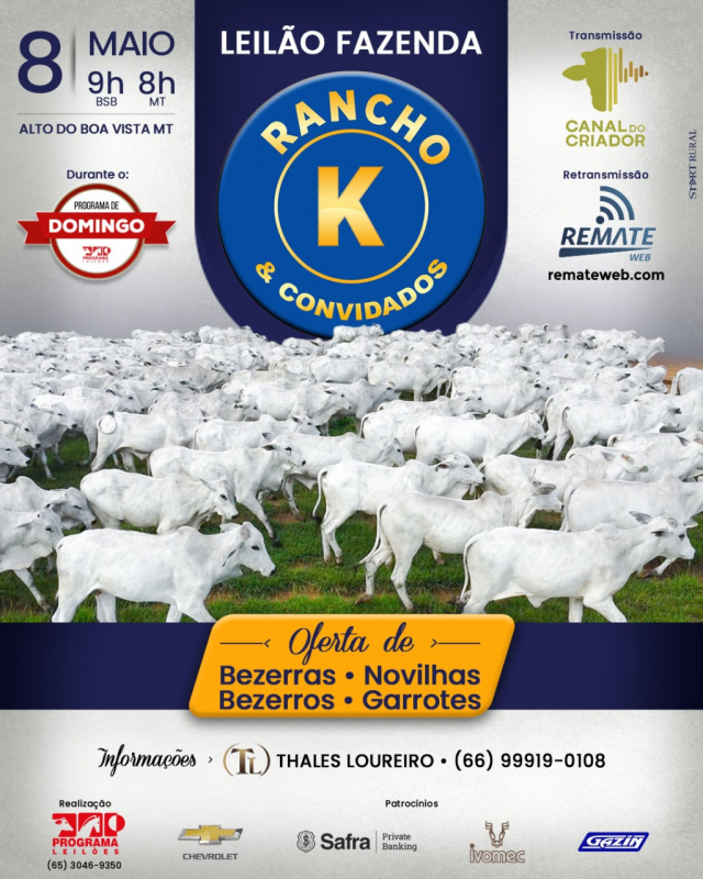Leilão Fazenda Rancho K & Convidados