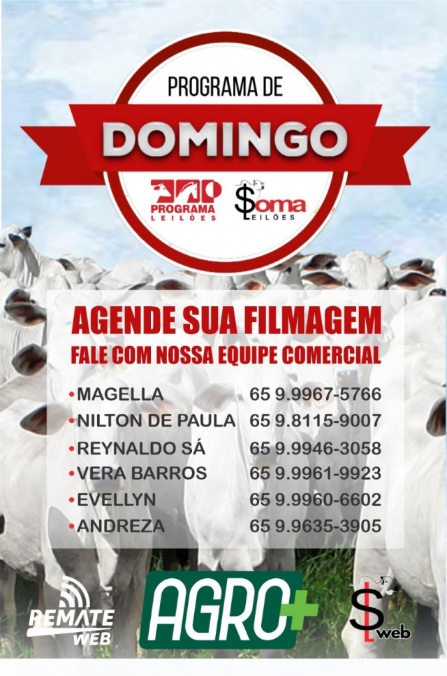 92º Progama de Domingo - Proprama e Soma Leilões