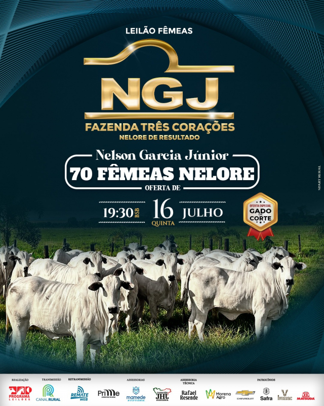 Leilão Fêmeas NGJ - Fazenda Três Corações