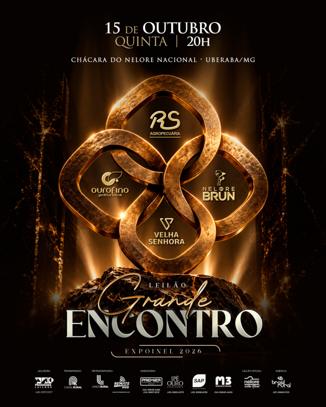 Leilão Grande Encontro - Expoinel 2026