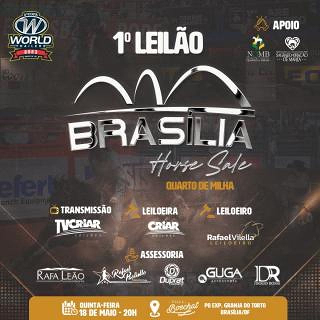 1° Leilão Brasília Horse Sale