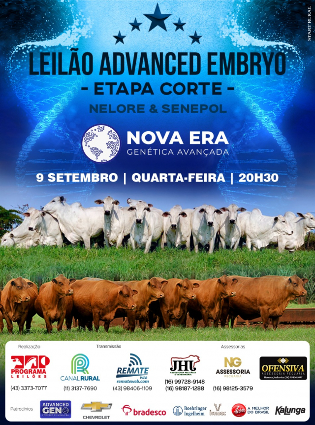 Leilão Advanced Embryo - Etapa Corte