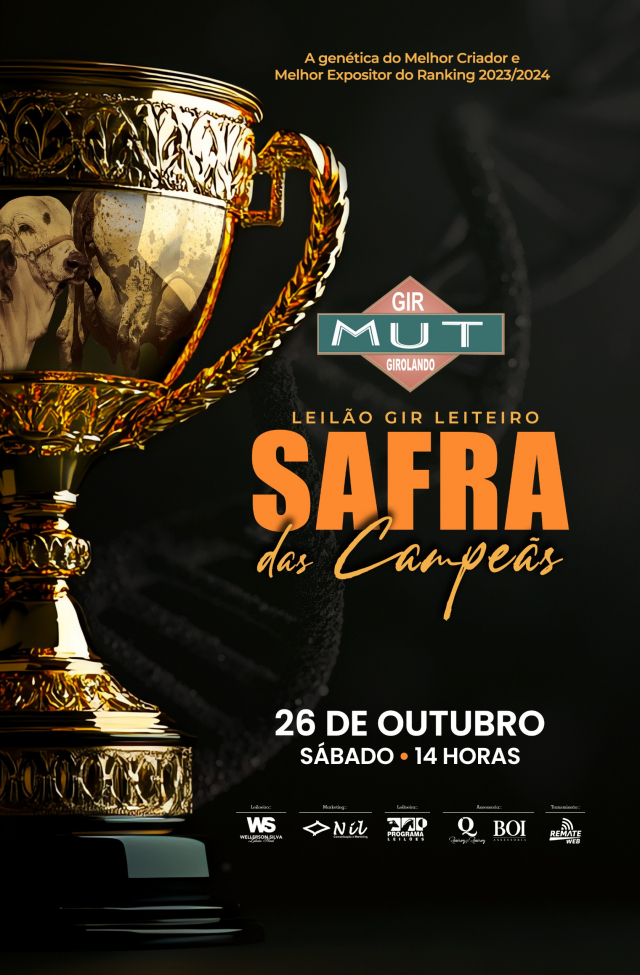 Leilão Virtual Gir Leiteiro Safra das Campeãs - Mutum