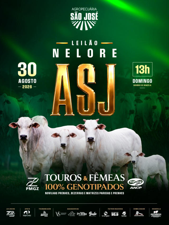 1º Leilão Nelore ASJ