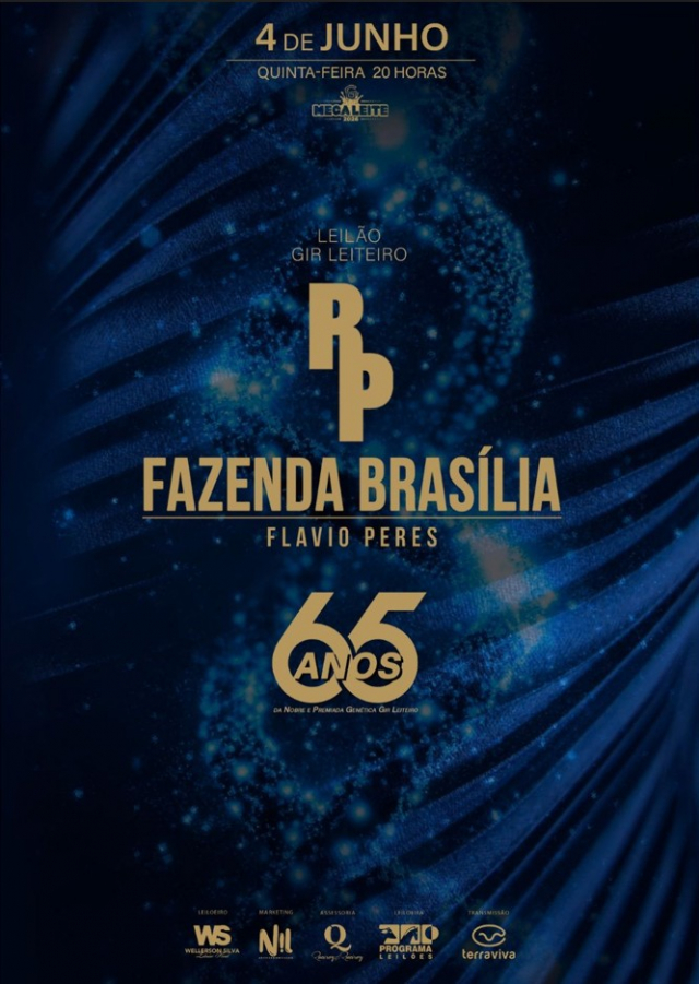 Leilão Gir Leiteiro Fazenda Brasília - 65 anos