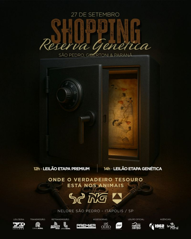 Shopping Reserva Genética - São Pedro, Gibertoni e Paranã - Premium e Genética