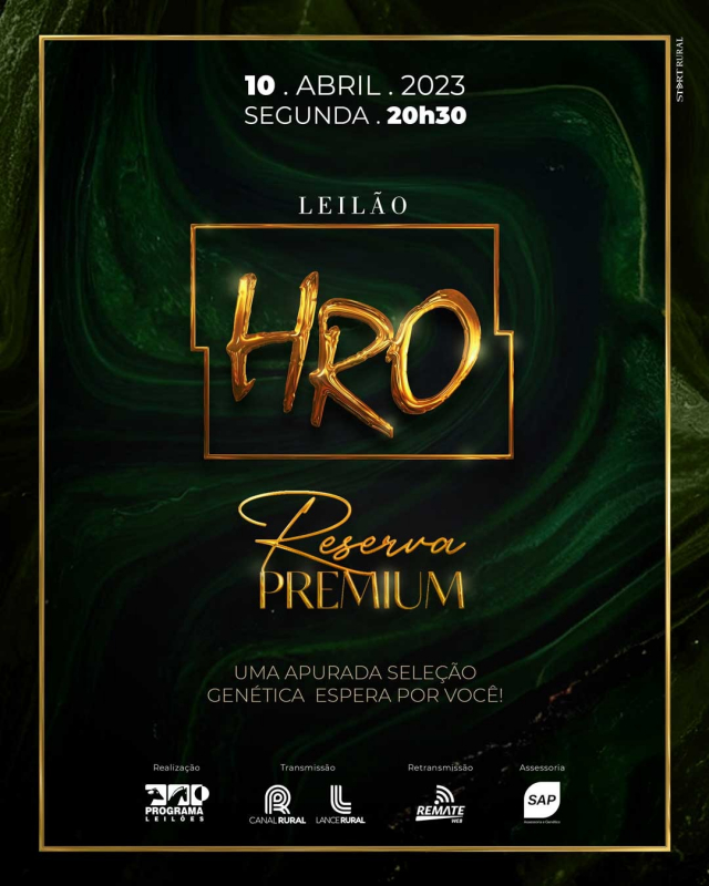 Leilão HRO Reserva Premium