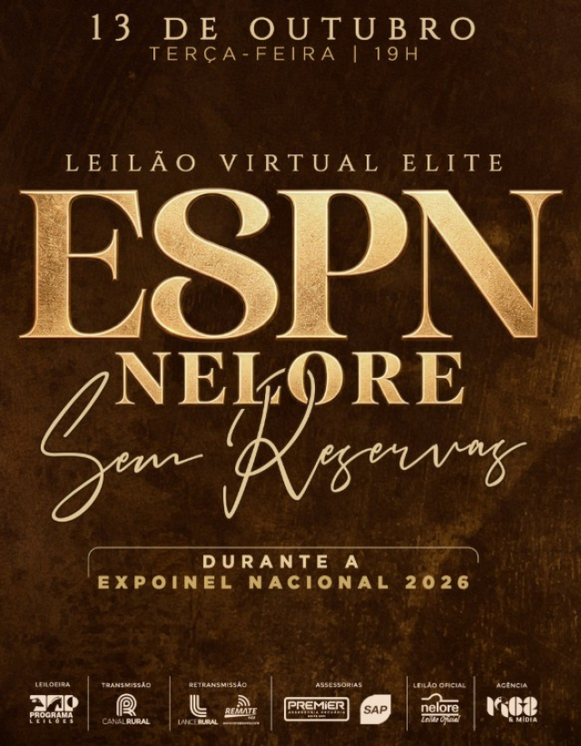 Leilão Virtual Elite ESPN Nelore - Sem Reservas