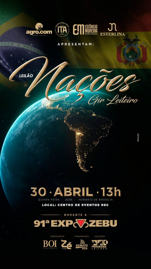 Leilão Nações Gir Leiteiro - Expozebu 2026