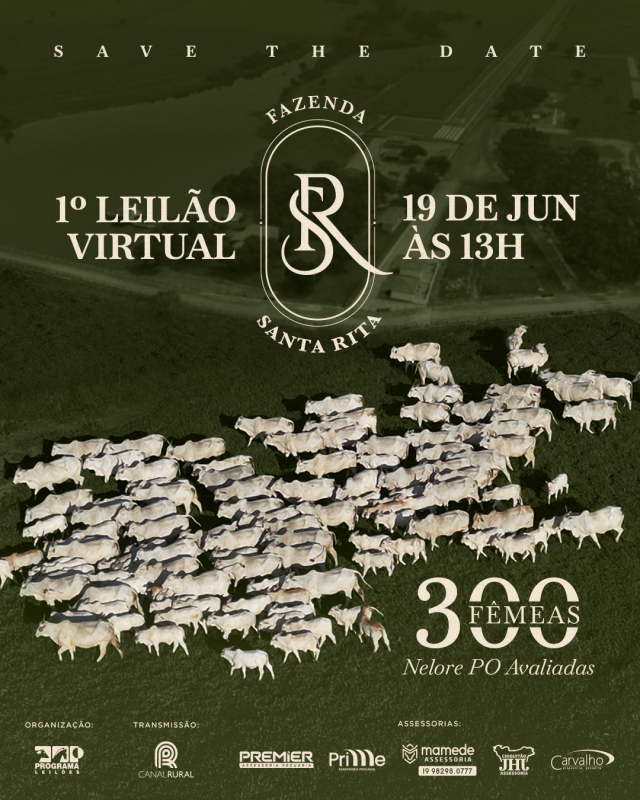 1º Leilão Virtual Fazenda Santa Rita