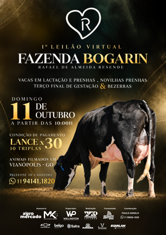 1º Leilão Virtual Fazenda Bogarin