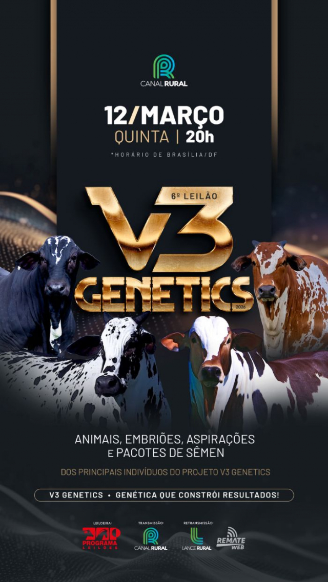 6º Leilão Virtual V3 Genetics