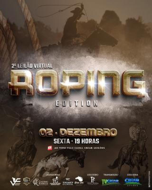 2º Leilão Virtual Roping Edition.